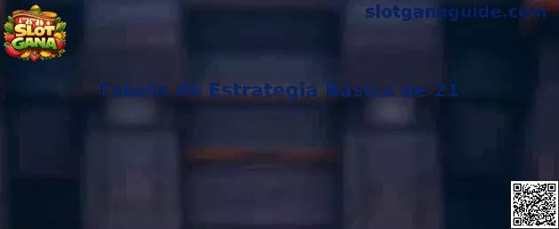 Tabela de Estrategia Básica de 21