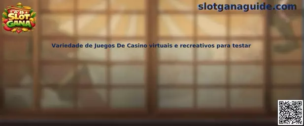 Variedad de juegos de casino virtuales recreativos