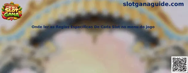 Reglas específicas de cada slot en el menú del juego