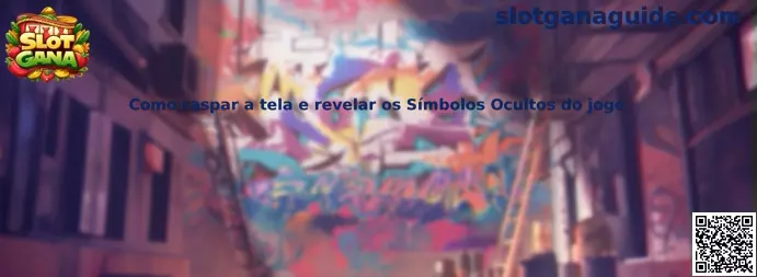 Ejemplo de raspar pantalla para revelar símbolos ocultos