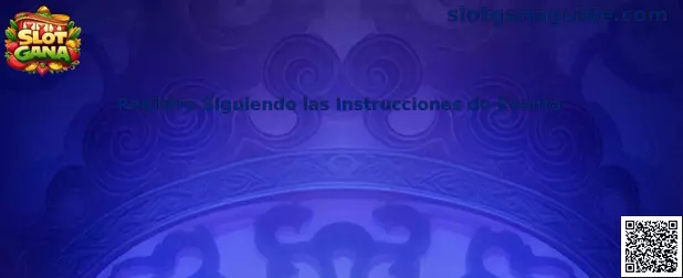 Registro Siguiendo las Instrucciones do Evento
